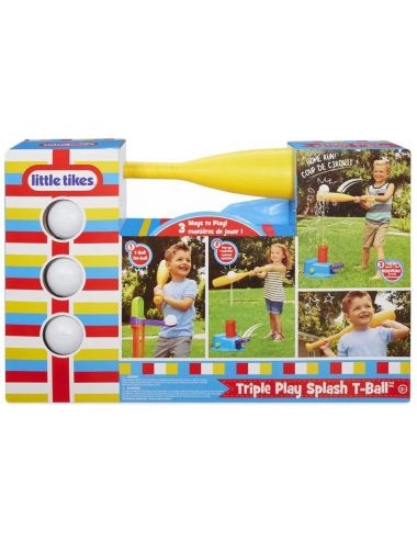 Little Tikes Triple Play Splash T-Ball Zestaw Do Nauki w Baseball 648465