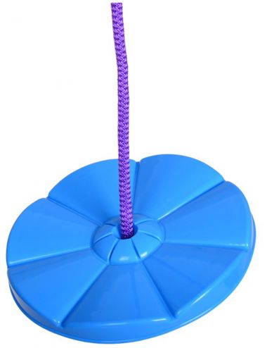 Huśtawka Stokrotka Okrągła Plastikowa Dla Dzieci Niebieska