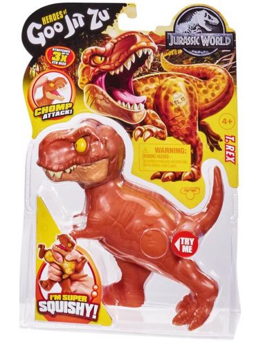 Goo Jit Zu Jurassic World Figurka T-Rex Miękka Rozciągliwa 41304