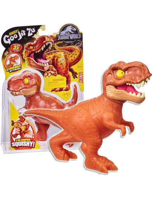 Goo Jit Zu Jurassic World Figurka T-Rex Miękka Rozciągliwa 41304
