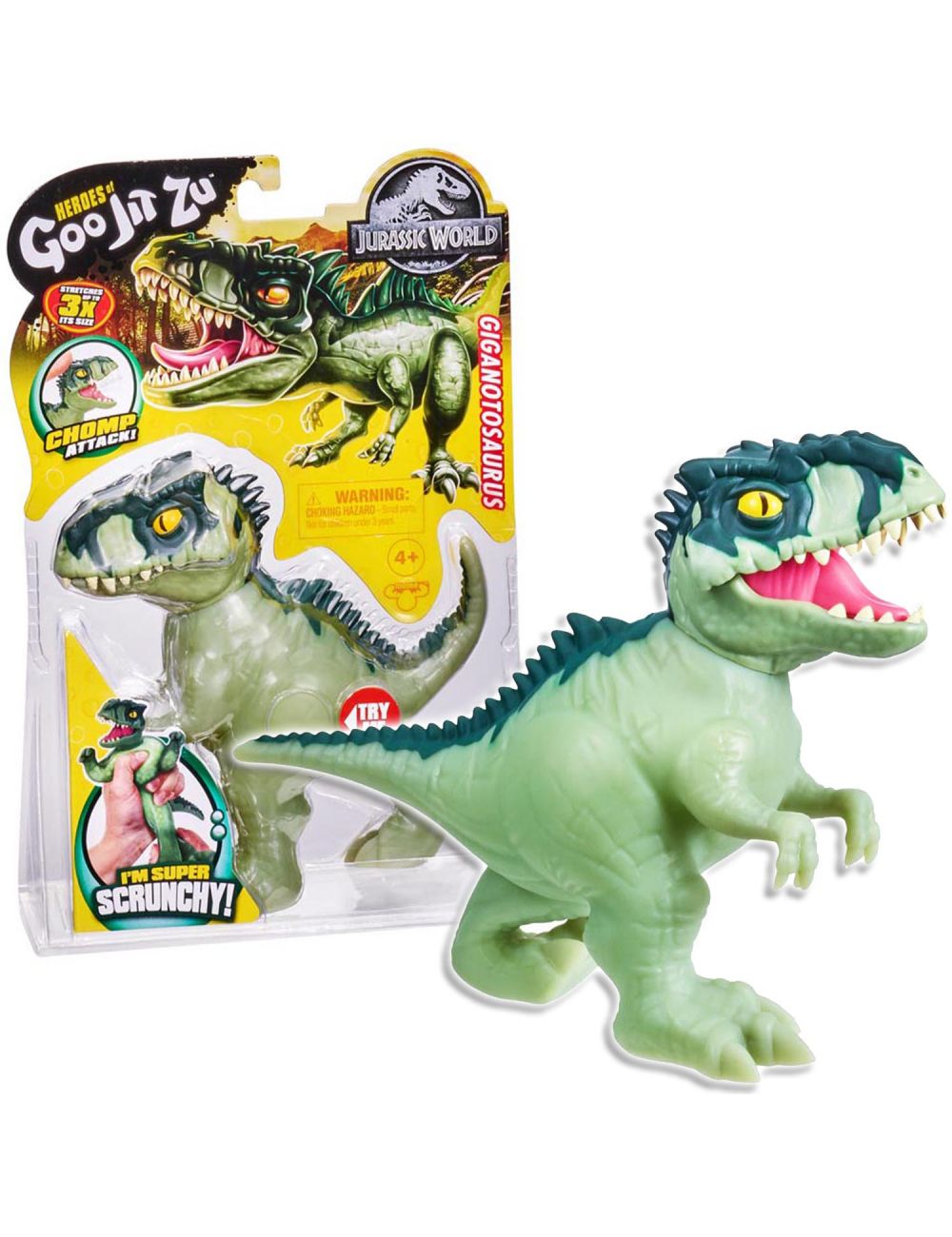 Goo Jit Zu Jurassic World Figurka Giga Miękka Rozciągliwa 41306