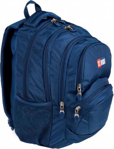 ST.RIGHT Plecak Szkolny 4-Komorowy Navy Blue Niebieski BP05 6270