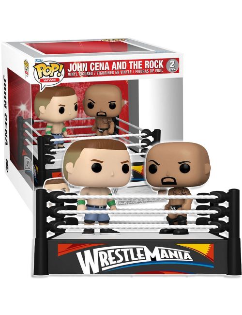 Funko POP! WWE John Cena and The Rock Figurka Winylowa 2-pack 61463