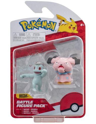 Pokemon Machop i Snubbull Figurka Kolekcjonerska Battle Figure Pack 2634