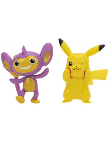 Pokemon Aipom i Pikachu Figurka Kolekcjonerska Battle Figure Pack 2635