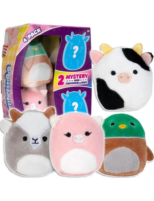 Squishville Farm Squad Zestaw 4-pak Squishmallows Pluszaki