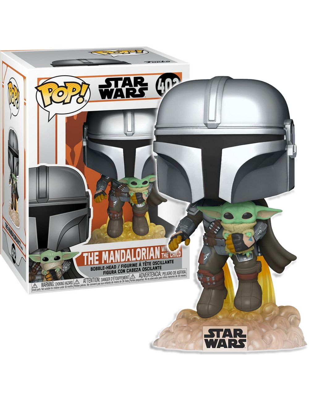 Funko POP! Star Wars The Mandalorian i Baby Yoda Figurka Winylowa 402
