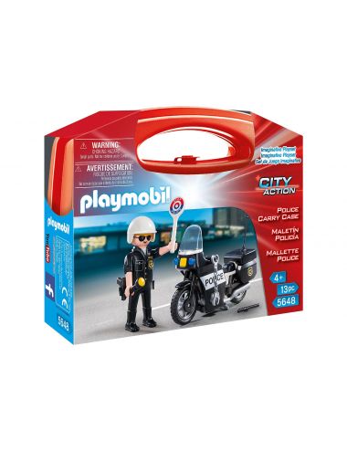 Playmobil Skrzyneczka Policja Zestaw Policyjny Figurka Akcesoria 5648