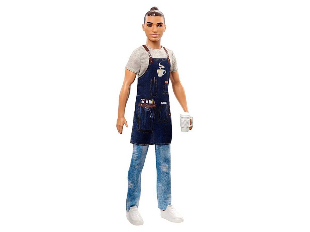 Barbie Lalka Ken Barista