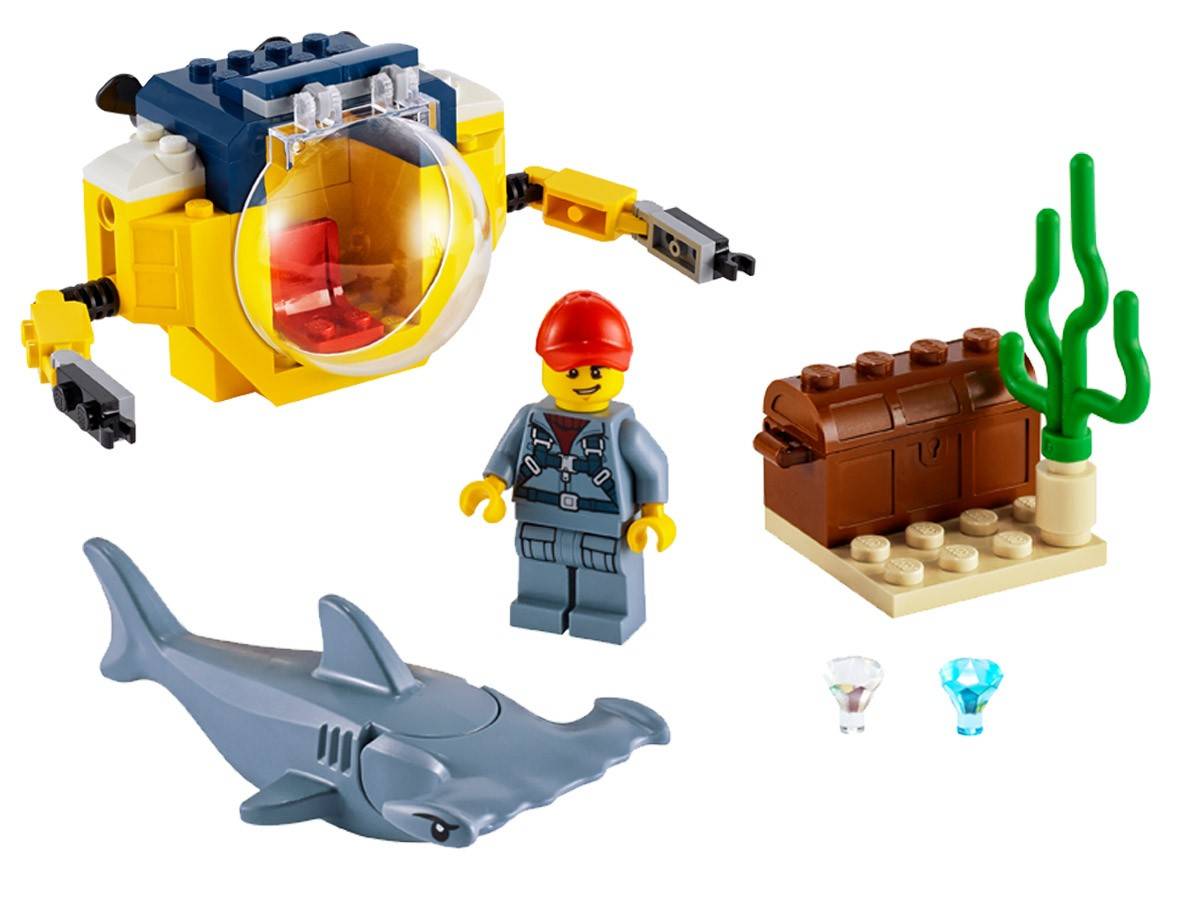 Lego Mini łódź klocki 60263
